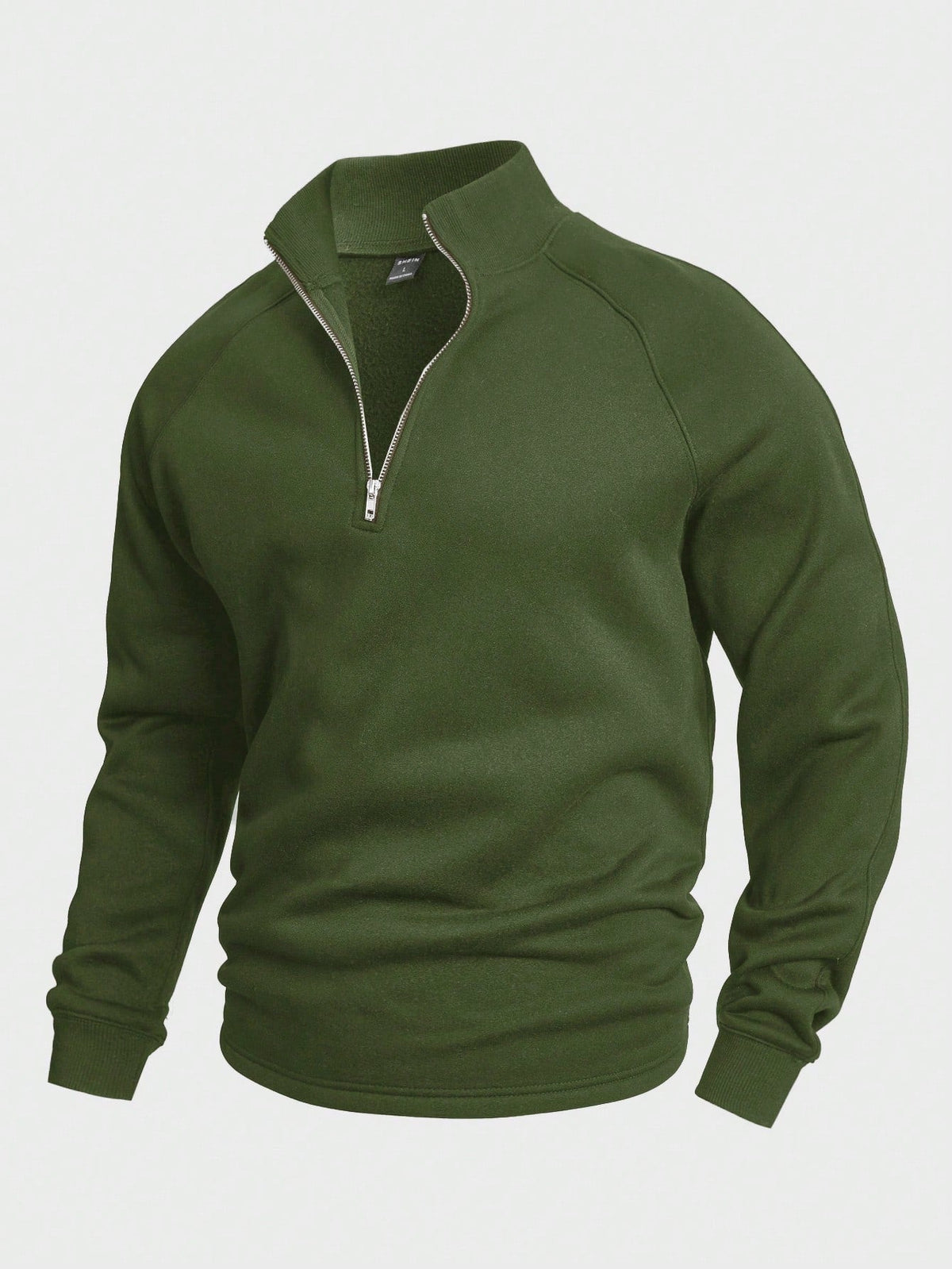 Pullover met halve rits voor heren, met een losse pasvorm voor elke winterdag