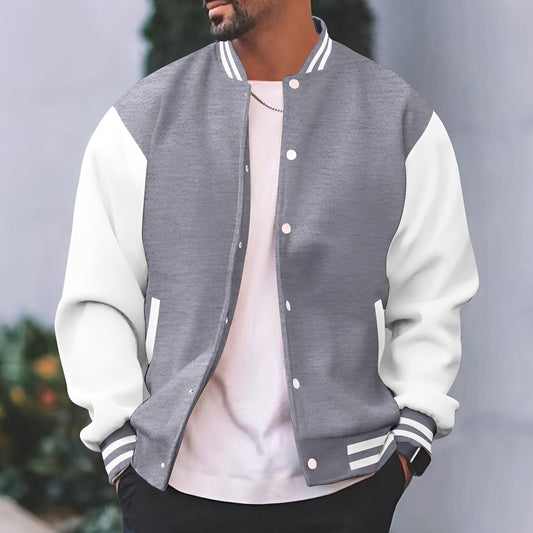 Greg | Men's Stylish Loose-Fit Bomber Jacket-Omni Prime Goods