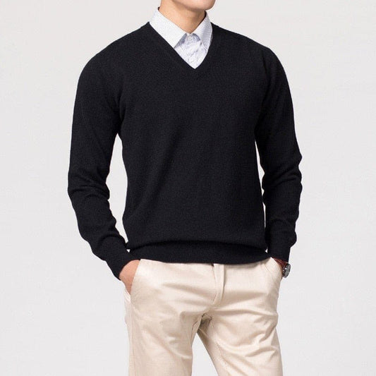 Men's V-Neck Sweater | Classic Design for Versatile Outfits-Omni Prime Goods