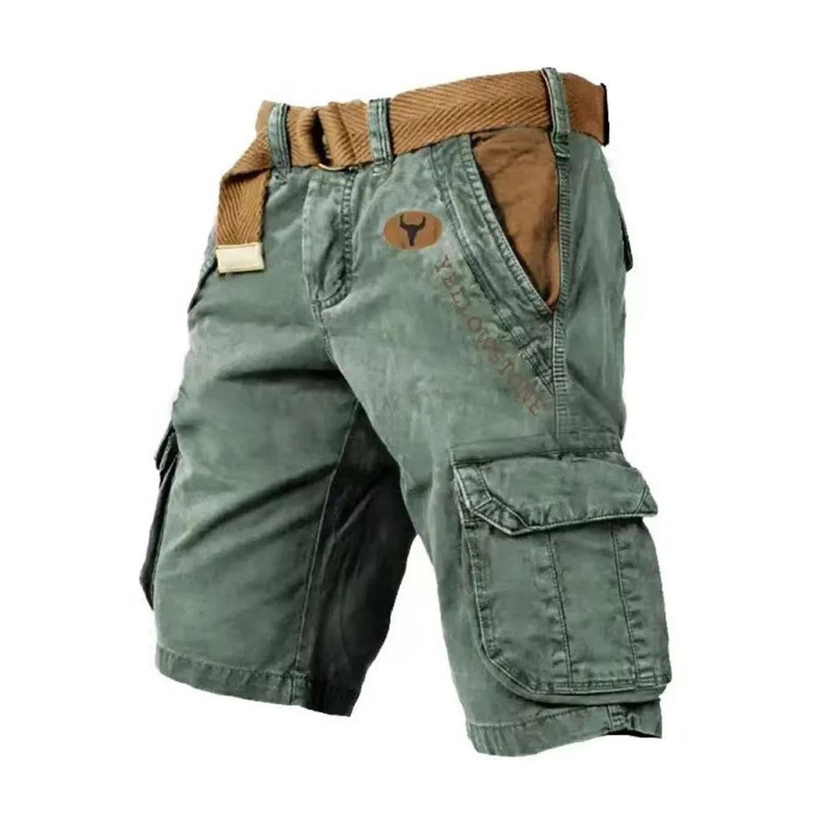 Men's Versatile Cargo Shorts with Multiple Pockets-Omni Prime Goods