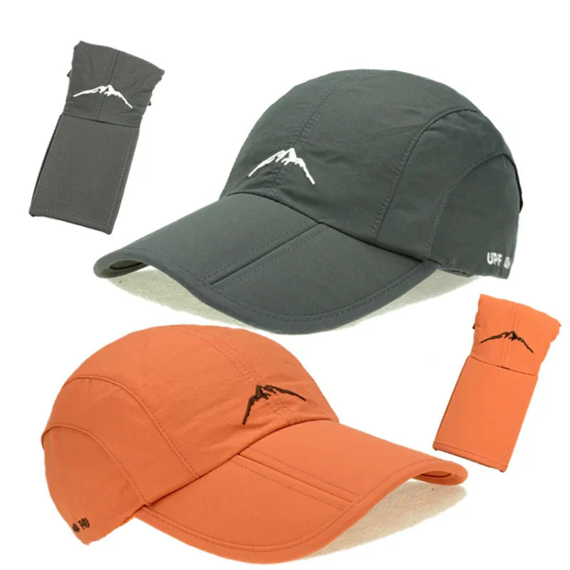 Quick-Dry Waterproof Outdoor Cap - Breathable, Foldable Unisex Hat