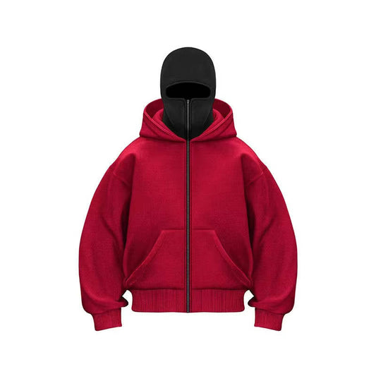 Men's Oversized Balaclava Hoodie for All Seasons