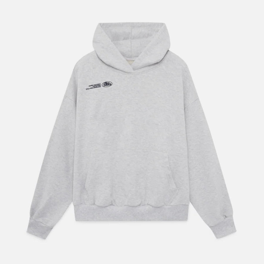 Men's Oversized Hoodie with Bold Front Print and Relaxed Fit