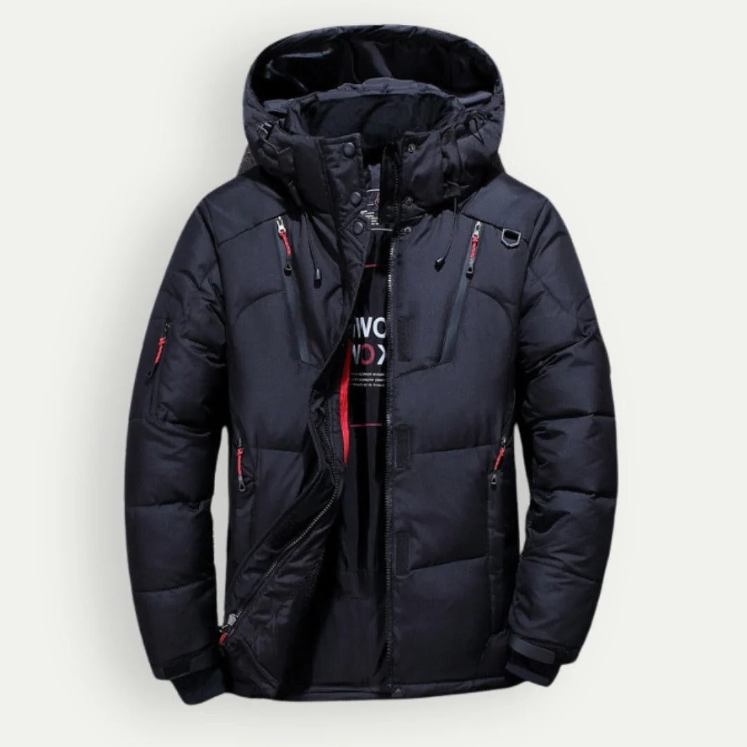 Chaqueta de plumón aislante para hombre - Prenda de abrigo ligera para el invierno