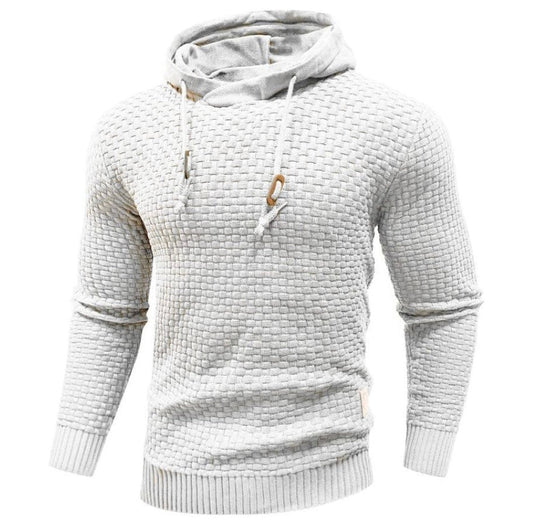 Tijdloze hoodie voor heren met een flatterende pasvorm, van katoenmix