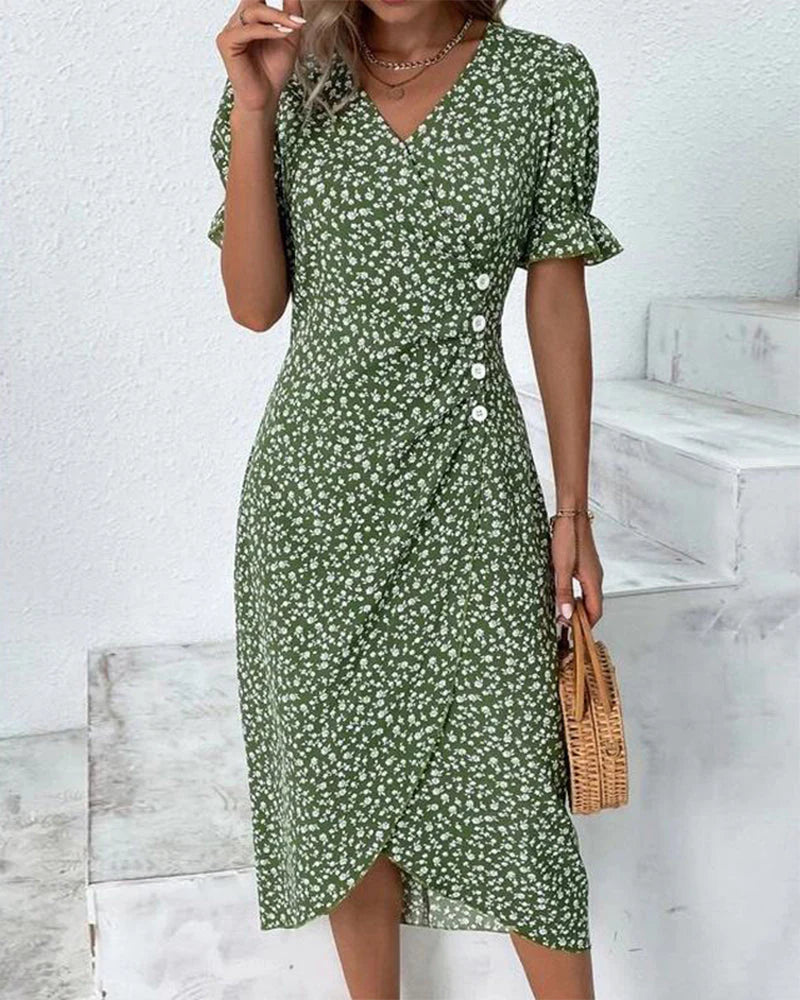 Vesper | Women's Wrap Midi Dress