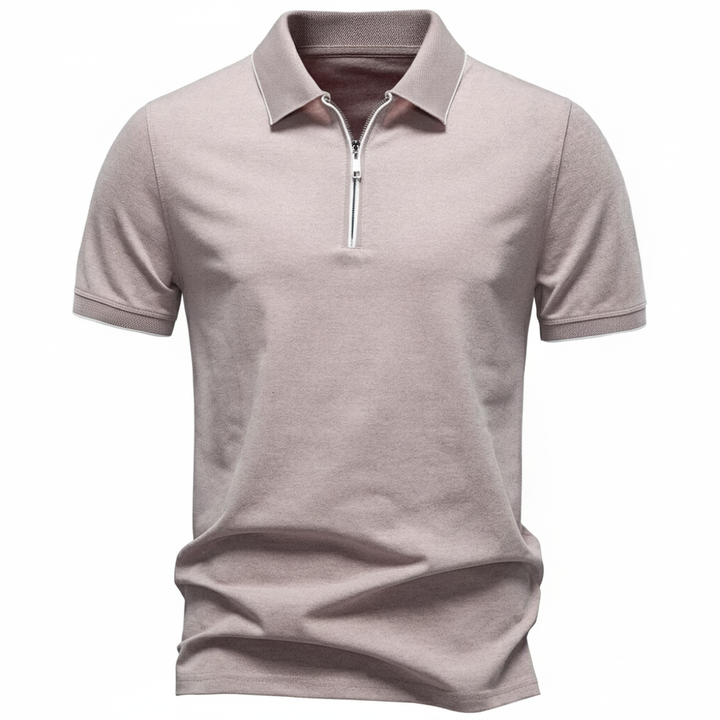 Men's Zip Polo Shirt