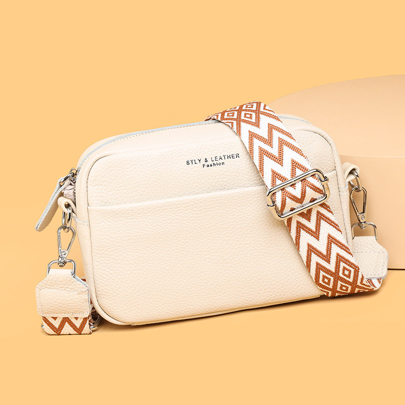 Stella | Women's Pebbled Leather Crossbody Bag
