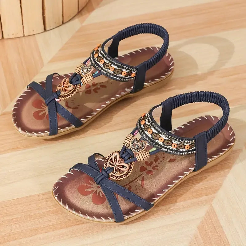 Elegant Orthopedic Flower Sandals for Women