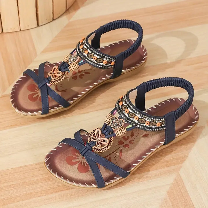 Elegant Orthopedic Flower Sandals for Women
