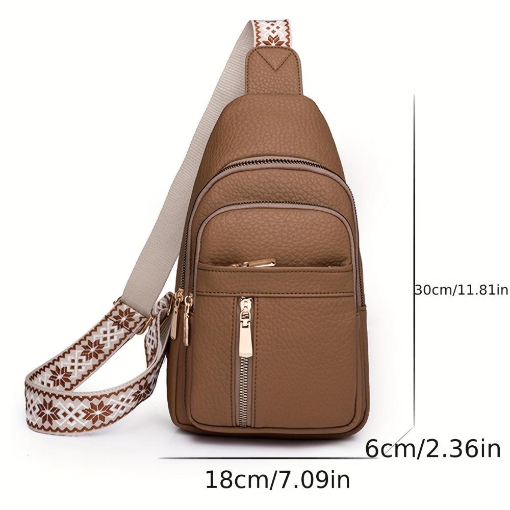Margaret | Women's Vegan Leather Sling Crossbody Bag