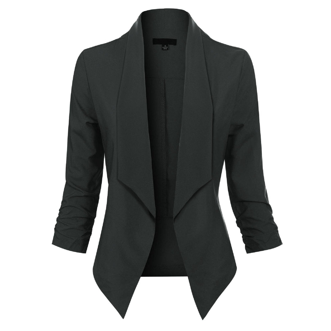 Women's Long Sleeve Open-Front Blazer