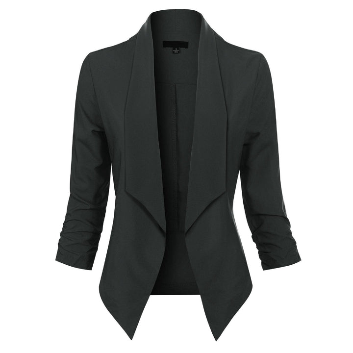 Women's Long Sleeve Open-Front Blazer