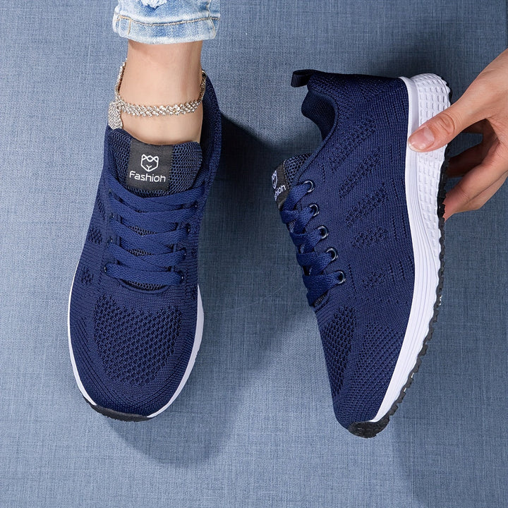 Megan | Women's Casual Knit Walking Sneakers with Laces