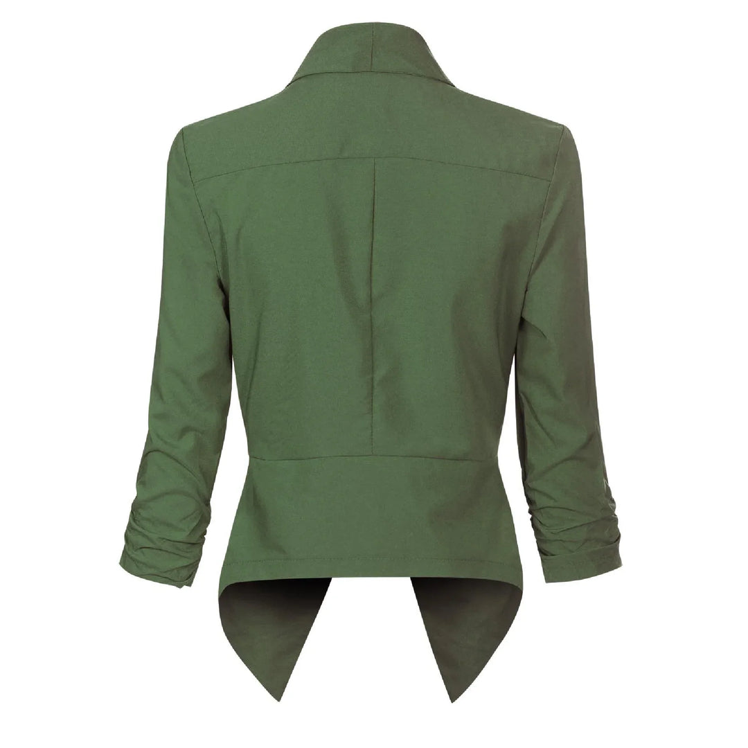 Women's Long Sleeve Open-Front Blazer