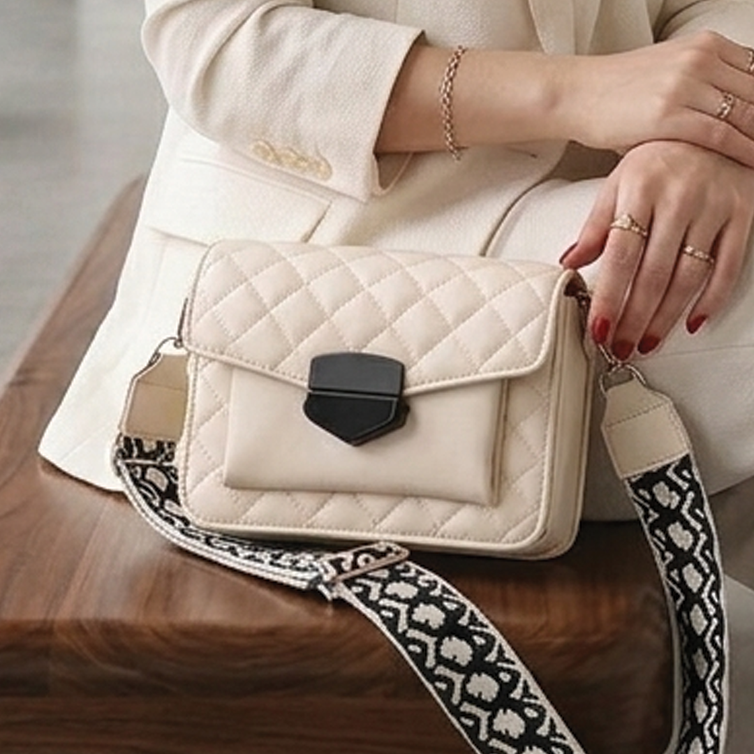 Kathryn | Women's Vegan Leather Quilted Crossbody Bag