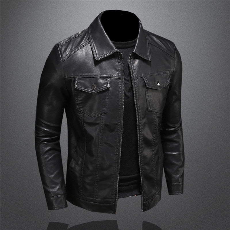 Men's Trendy Leather Jacket