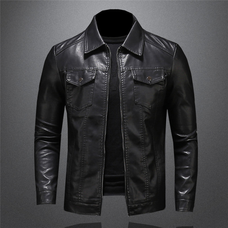 Men's Trendy Leather Jacket