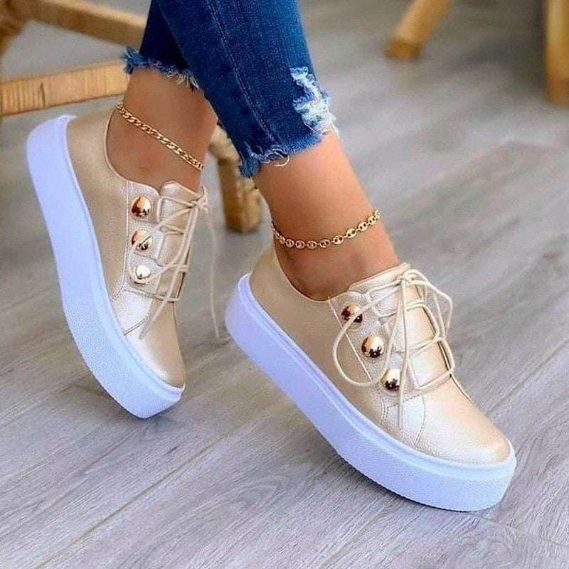 Sophia | Women's Stylish and Colorful Leather Sneakers