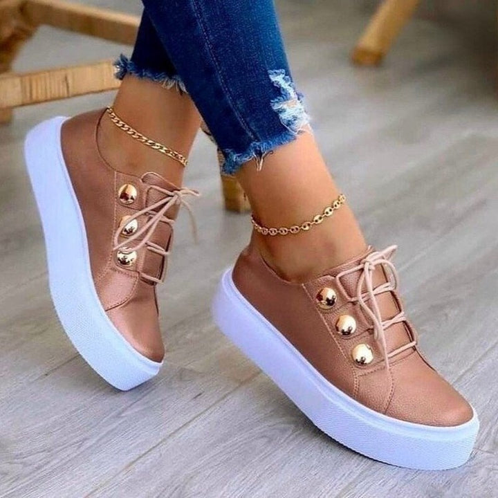 Sophia | Women's Stylish and Colorful Leather Sneakers
