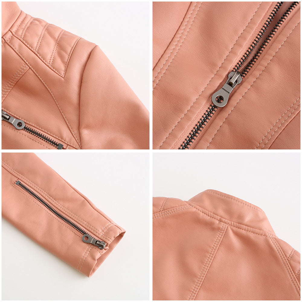Women's Stylish Leather Transitional Jacket