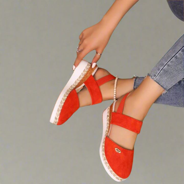Gitta | Women's Plus-Size Comfortable Wedge Sandals