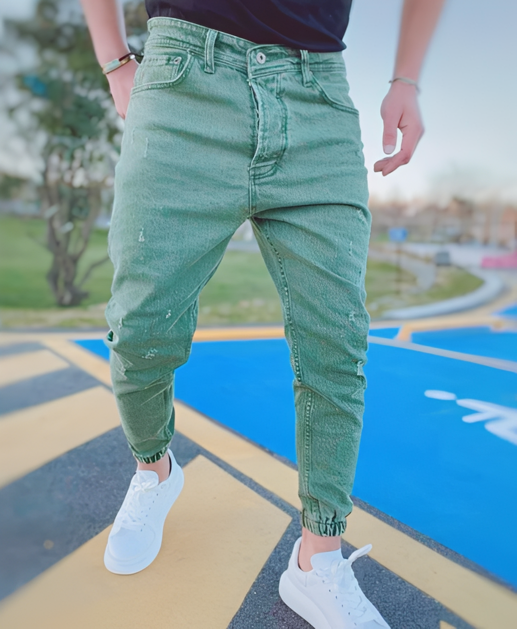 Andre | Men's Slim-Fit Ripped Jeans for a Stylish Look