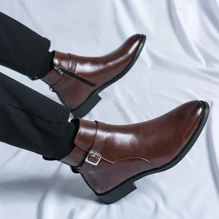 Men's Chelsea Boots | Sleek Classic Design with Side Zipper