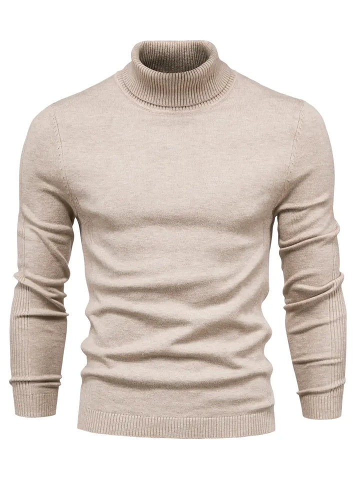 Men's Fitted Turtleneck | Smart Casual Long Sleeve Top