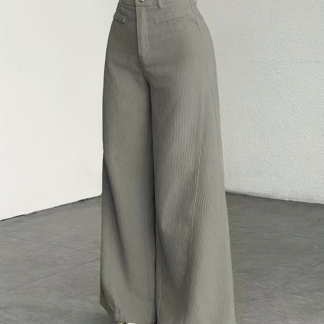 Women's High-Waisted Wide Leg Trousers