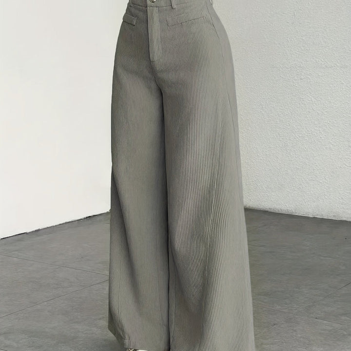 Women's High-Waisted Wide Leg Trousers