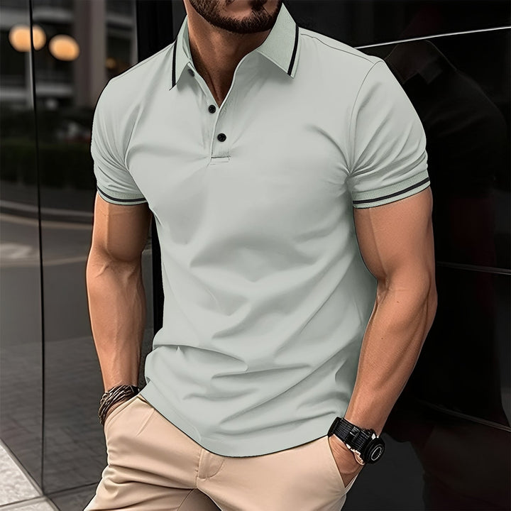 Frank | Men's Stylish Lapel Polo Shirt