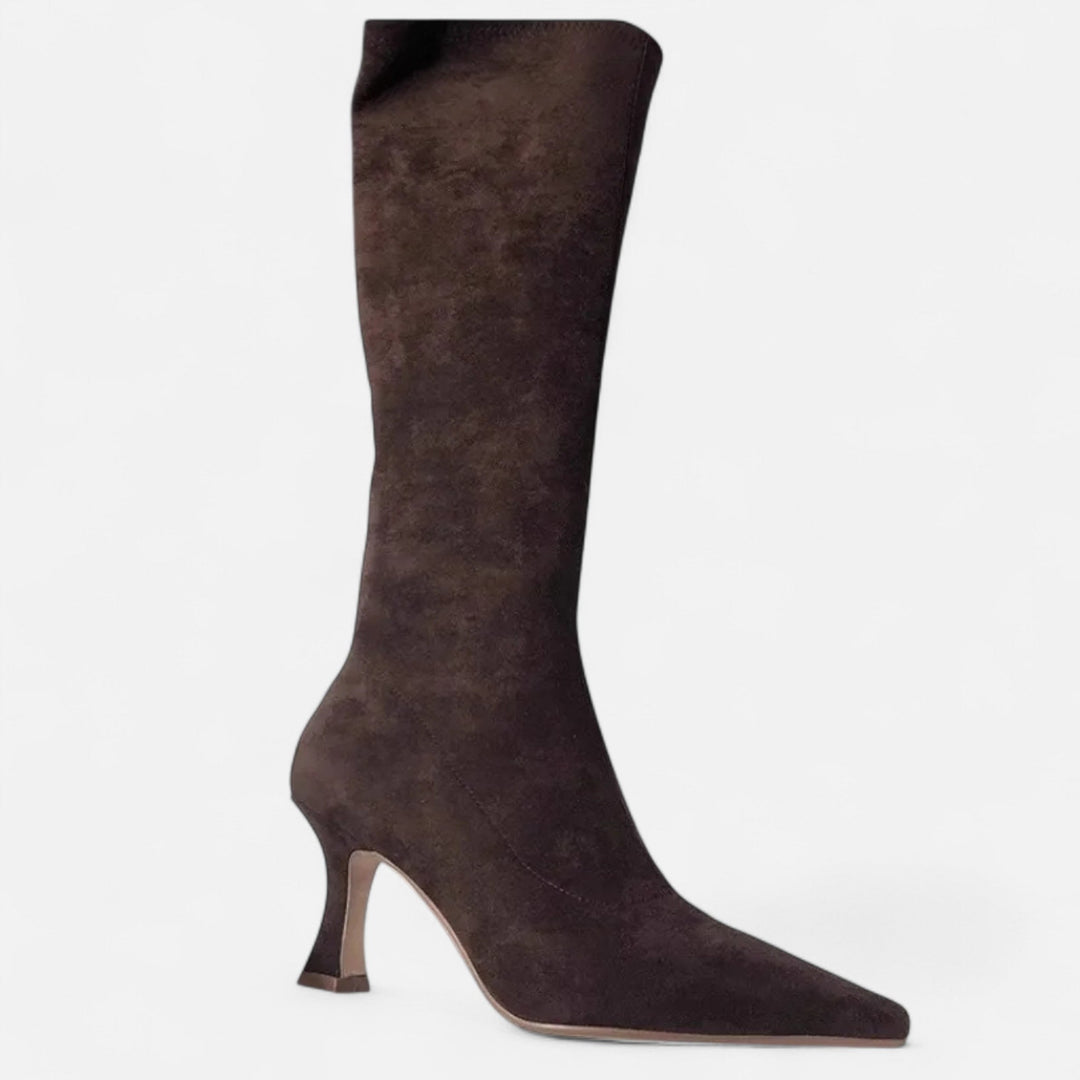 Women’s Slim-Fit Over-the-Knee Heeled Boots