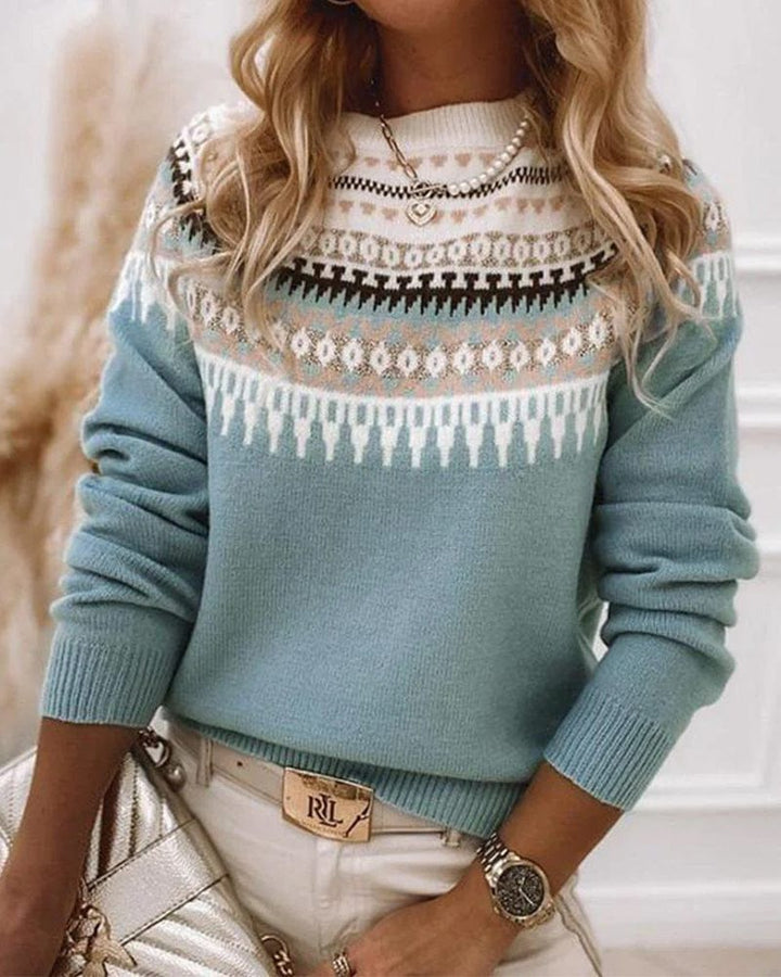 Women's Cozy Knitted Sweater | Fashionable Design