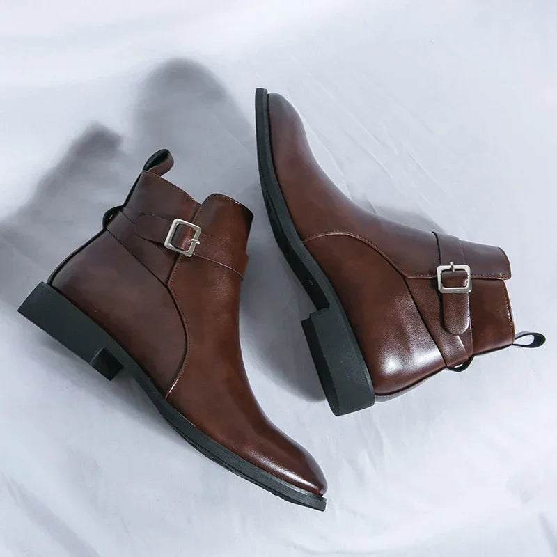 Men's Chelsea Boots | Sleek Classic Design with Side Zipper