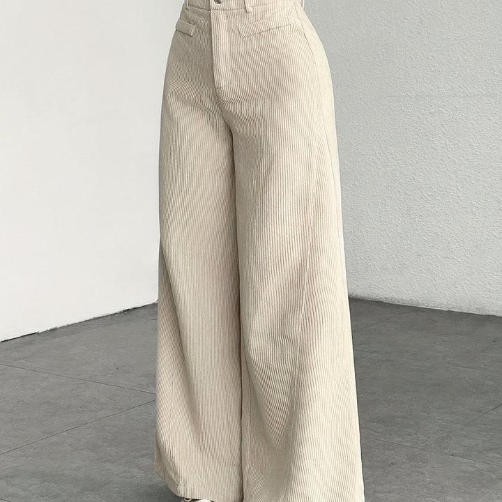 Women's High-Waisted Wide Leg Trousers