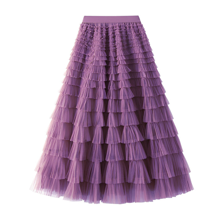 Women's Stylish A-line Ruffle Skirt