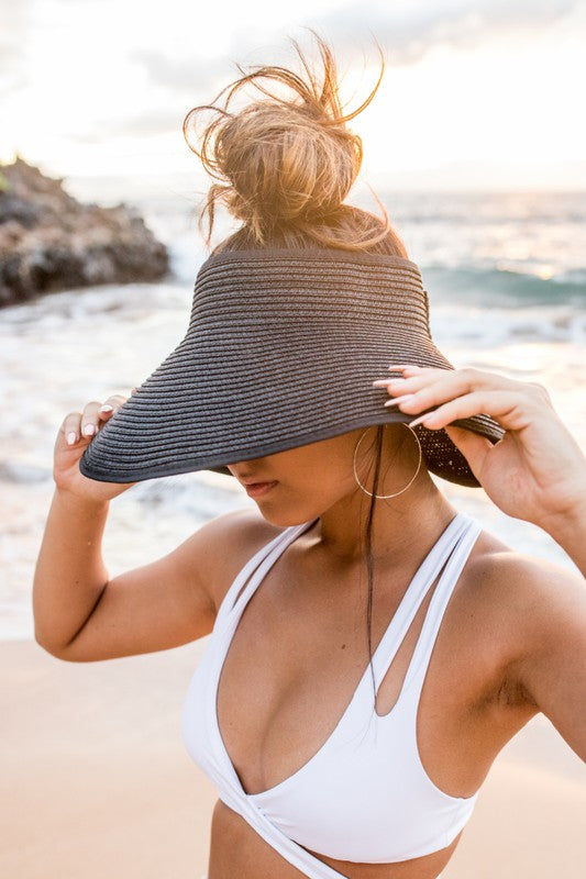 Women's Foldable Wide Brim Hat