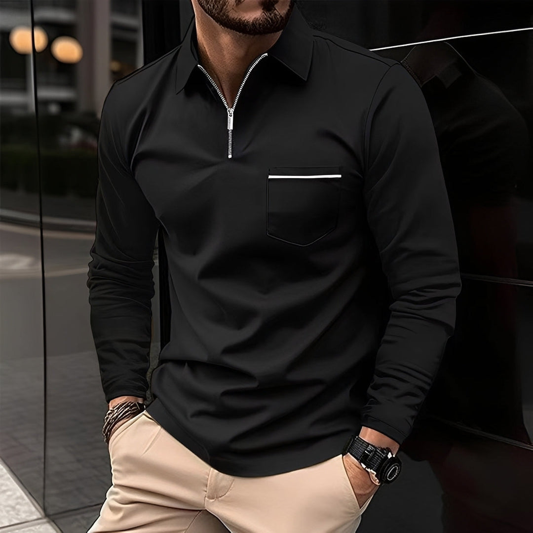Jackson | Men's Long-Sleeve Polo Shirt for Casual Everyday Style
