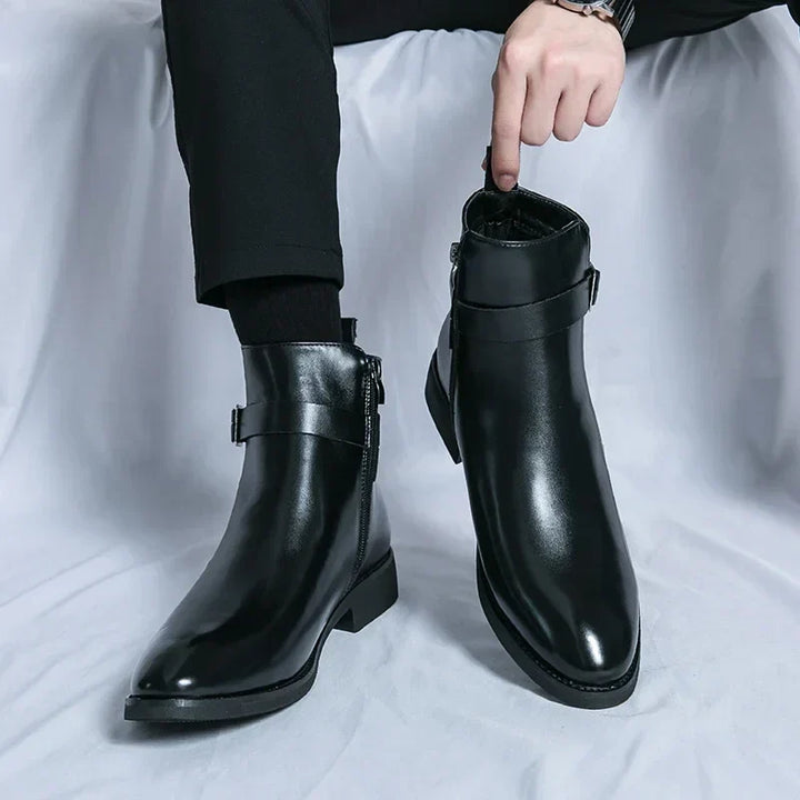 Men's Chelsea Boots | Sleek Classic Design with Side Zipper