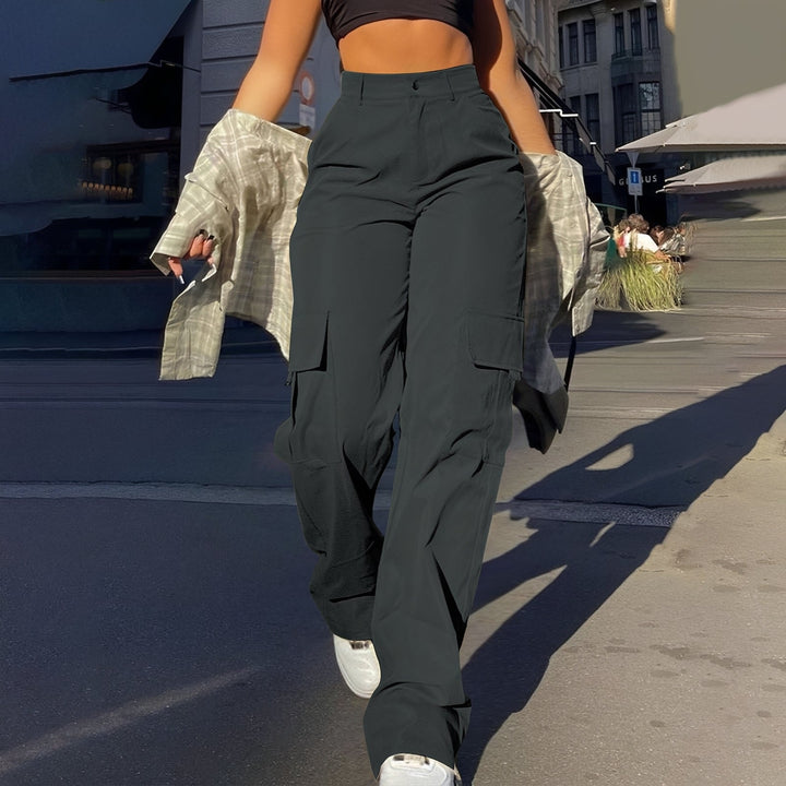Sophie | Women's Casual High-Waisted Cargo Pants