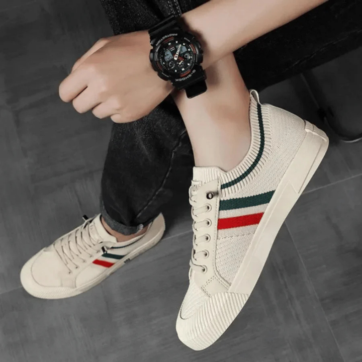 John | Men's Casual Knit Sneakers | Comfortable Footwear