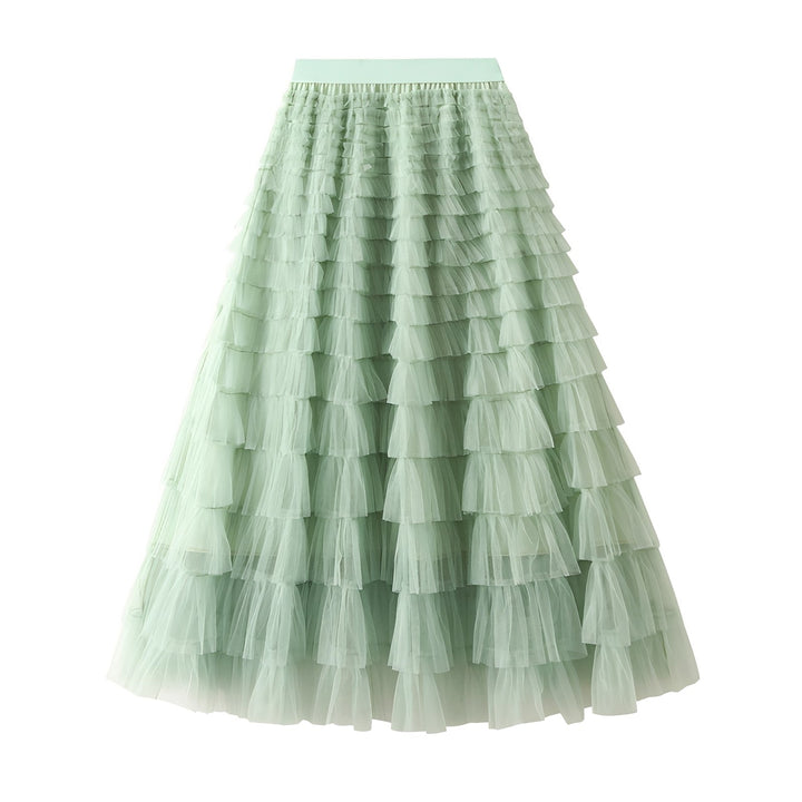 Women's Stylish A-line Ruffle Skirt