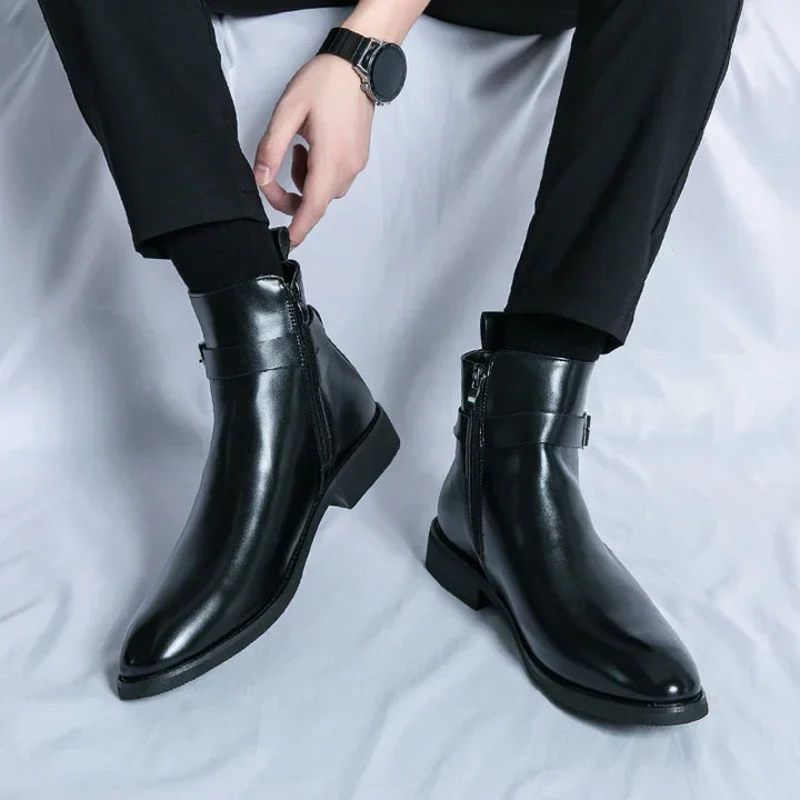 Men's Chelsea Boots | Sleek Classic Design with Side Zipper