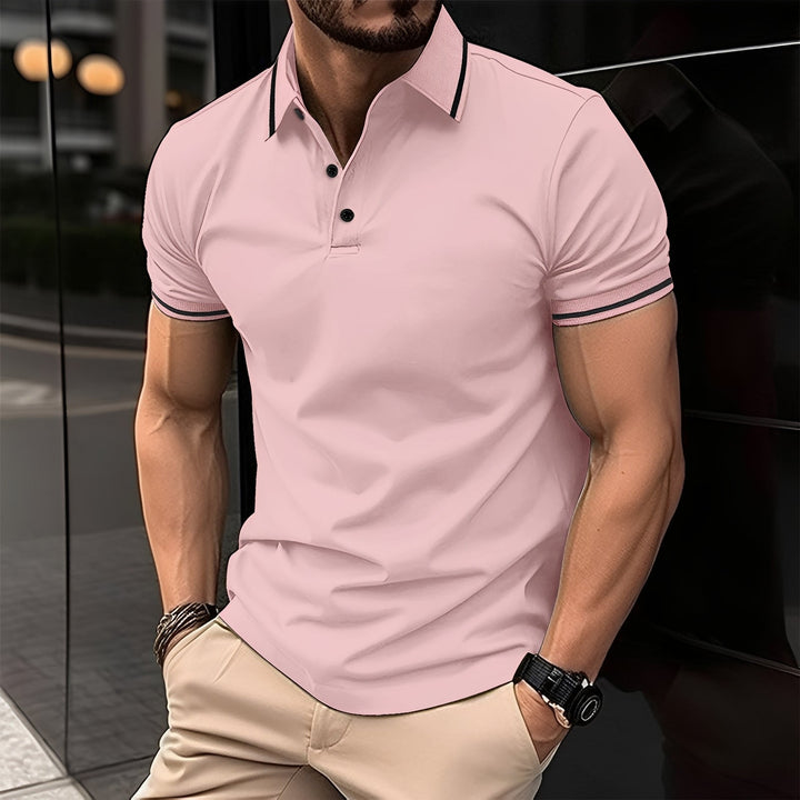 Frank | Men's Stylish Lapel Polo Shirt