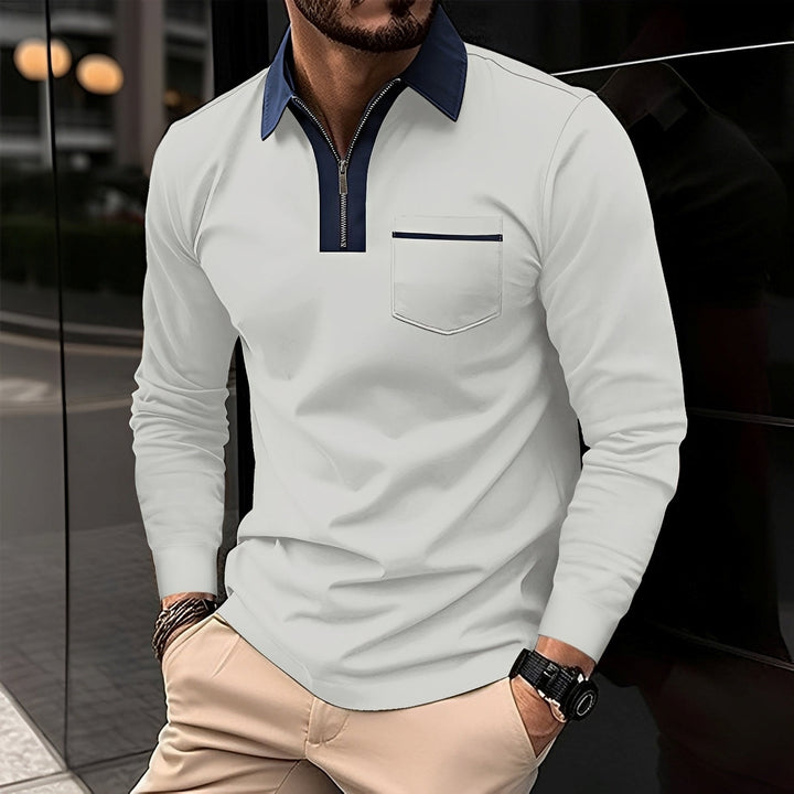 Jackson | Men's Long-Sleeve Polo Shirt for Casual Everyday Style