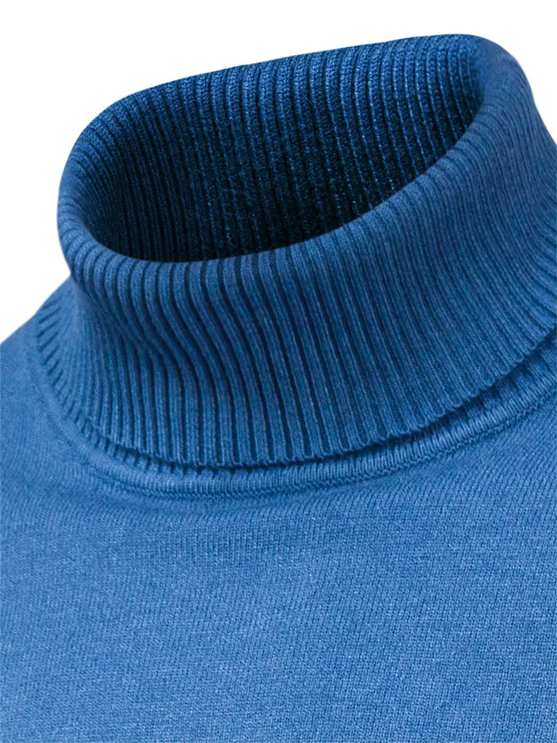 Men's Fitted Turtleneck | Smart Casual Long Sleeve Top