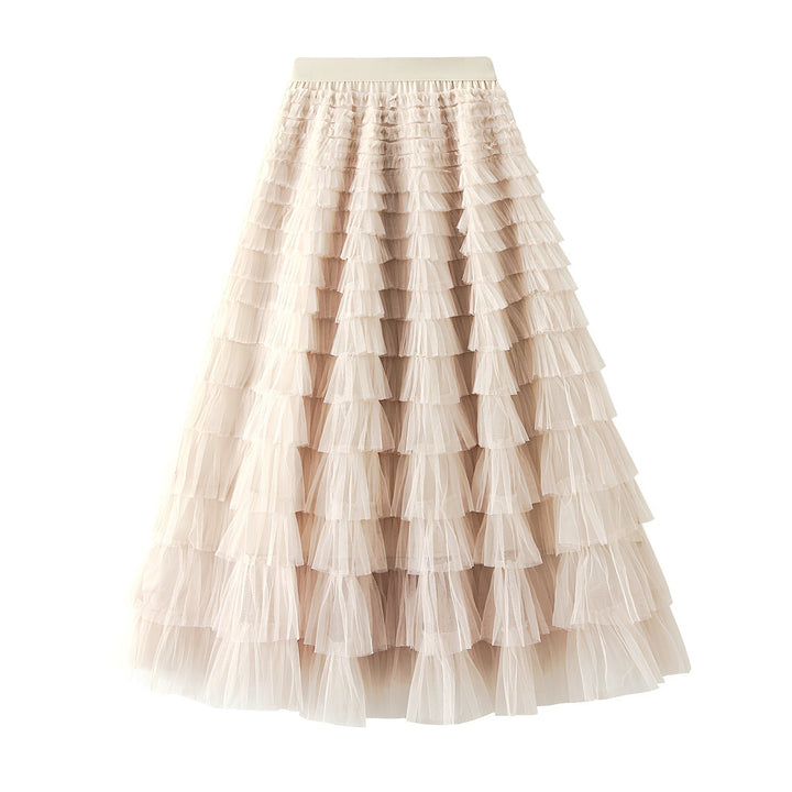 Women's Stylish A-line Ruffle Skirt