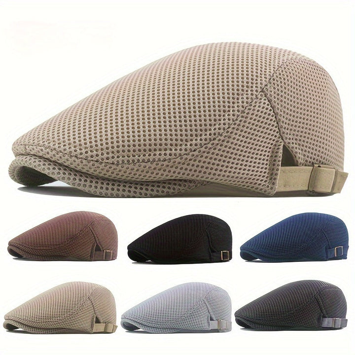 Men's Light Summer Newsboy Cap with Unisex Fit