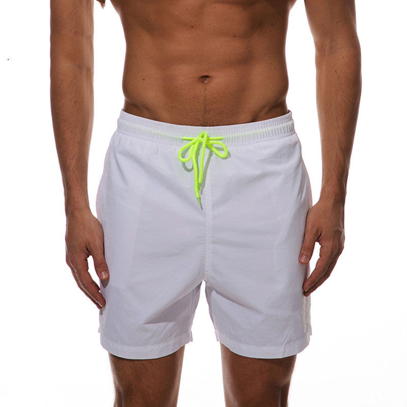Men's Swim Shorts with Adjustable Drawstring Waistband